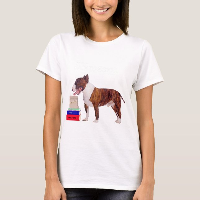 Bull Terrier Back to School T-Shirt (Front)