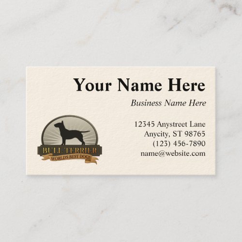 Bull Terrier Business Card