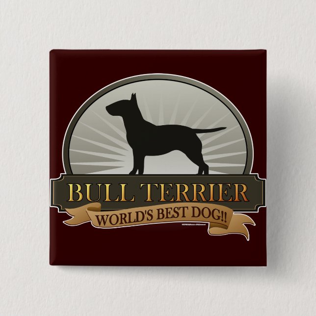 Bull Terrier Button (Front)