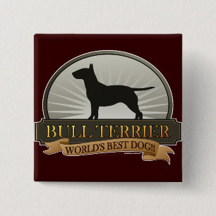 Bull Terrier Button