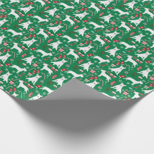 Bull Terrier Christmas Dog Wrapping Paper