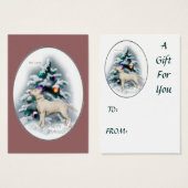 Bull Terrier Christmas Gifts (Front & Back)