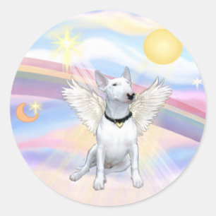 Bull Terrier Classic Round Sticker