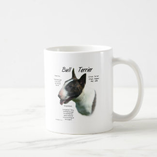 Bull Terrier (colored) History Design Coffee Mug