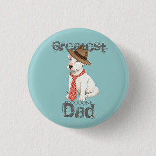 Bull Terrier Dad Button