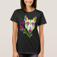 Bull Terrier - Day of the Dead Sugar Skull Dog