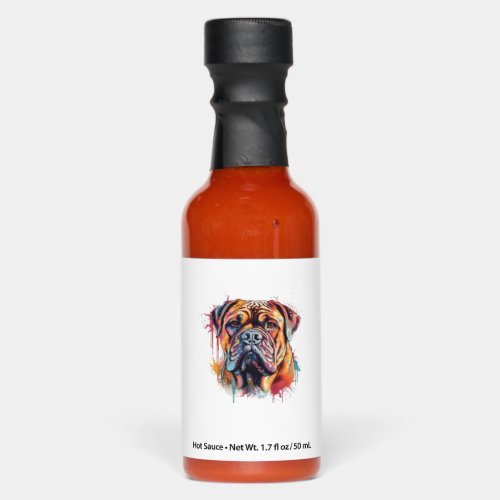 Bull terrier dog   hot sauces