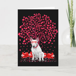 Bull Terrier Dog Lover Funny Bull Terrier Valentin Card