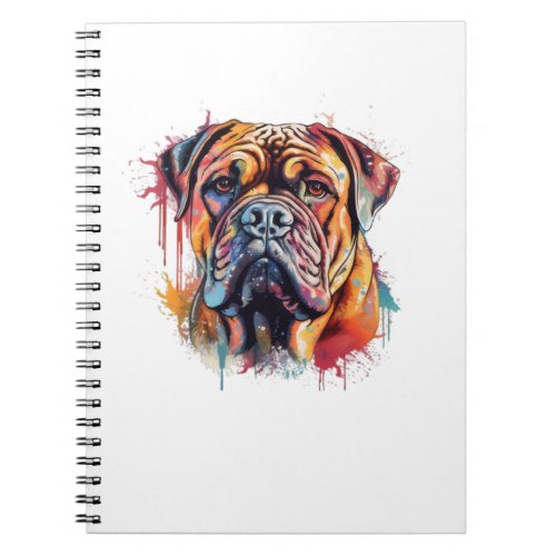 Bull terrier dog   notebook