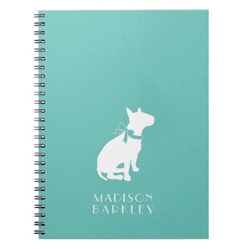 Bull Terrier Dog Puppy Notebook