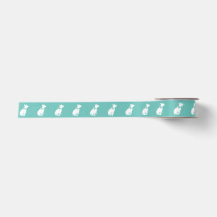 Bull Terrier Dog Puppy Satin Ribbon
