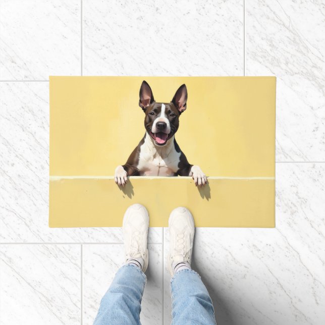 Bull Terrier Doormat Art (Indoor)