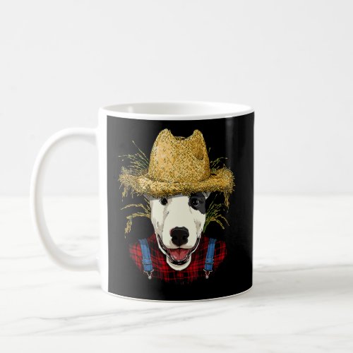 Bull Terrier Farmer Farming Agriculture Pet Bully  Coffee Mug