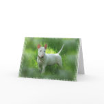 Bull Terrier Greeting Card