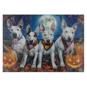 Bull Terrier Halloween Spooky Cutting Board