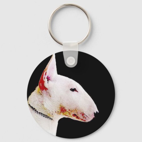Bull Terrier keychain