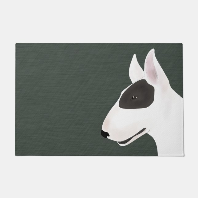 Bull Terrier Large Doormat (Front)