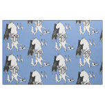 Bull Terrier Laundry Fabric Material
