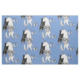 Bull Terrier Laundry Fabric Material