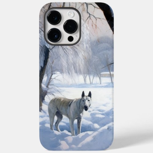 Bull Terrier Let It Snow Christmas  Case_Mate iPhone 14 Pro Max Case