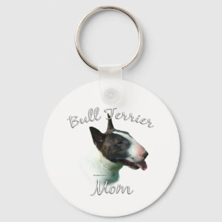 Bull Terrier Mom 2 Keychain