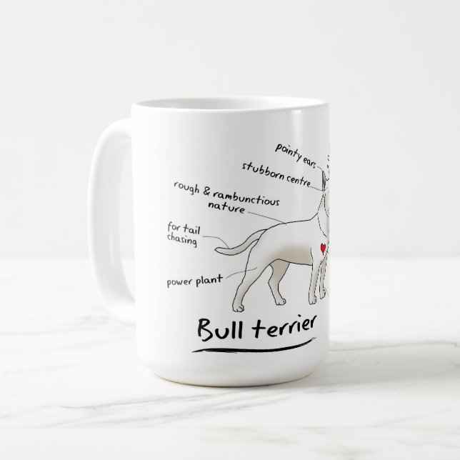 Bull Terrier Mug (Front Left)