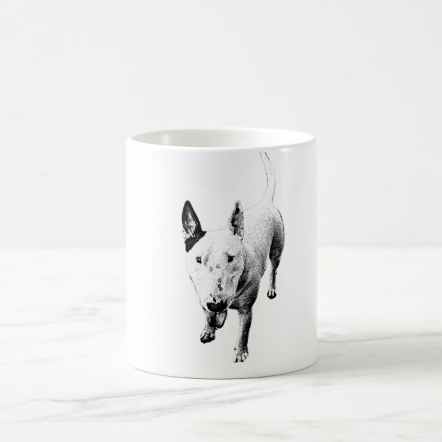 Bull Terrier Mug – Soulful Grit, Front and Center (Center)