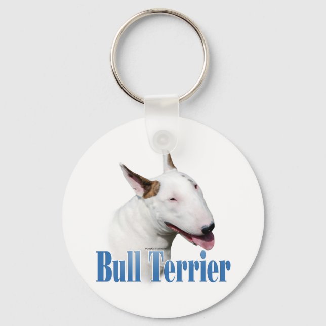 Bull Terrier Name Keychain (Front)