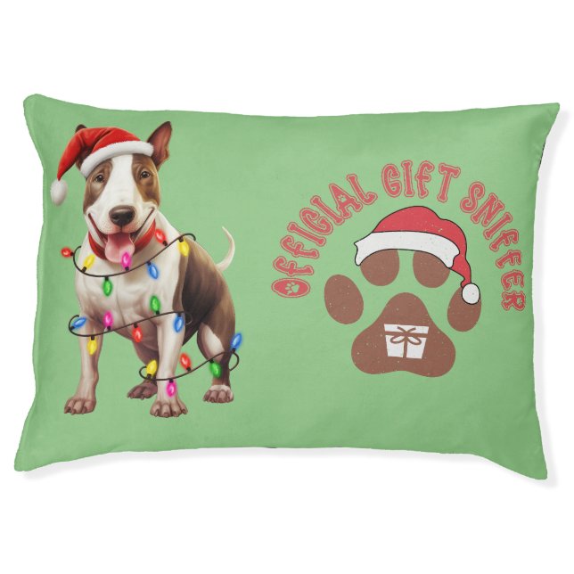 Bull Terrier Official Gift Sniffer Pet Bed (Front)