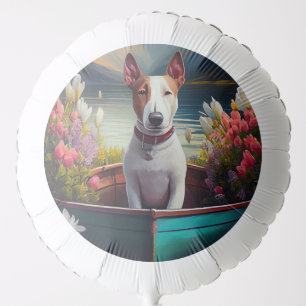 Bull Terrier on a Paddle: A Scenic Adventure Balloon