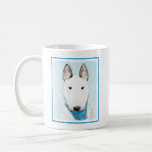 Bull Terrier Painting - Cute Original Dog Art Coffee Mug