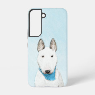 Bull Terrier Painting - Cute Original Dog Art Samsung Galaxy S22 Case