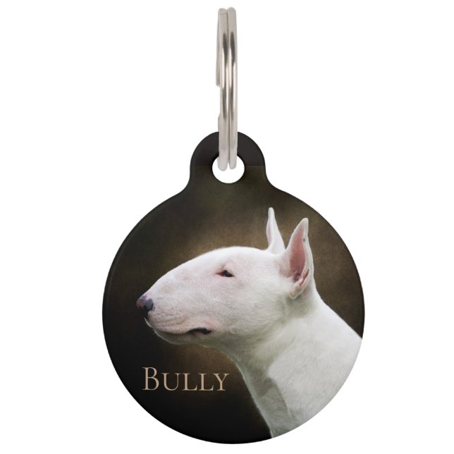 Bull Terrier Pet ID Tag (Front)