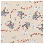 Bull Terrier Pirate Fabric