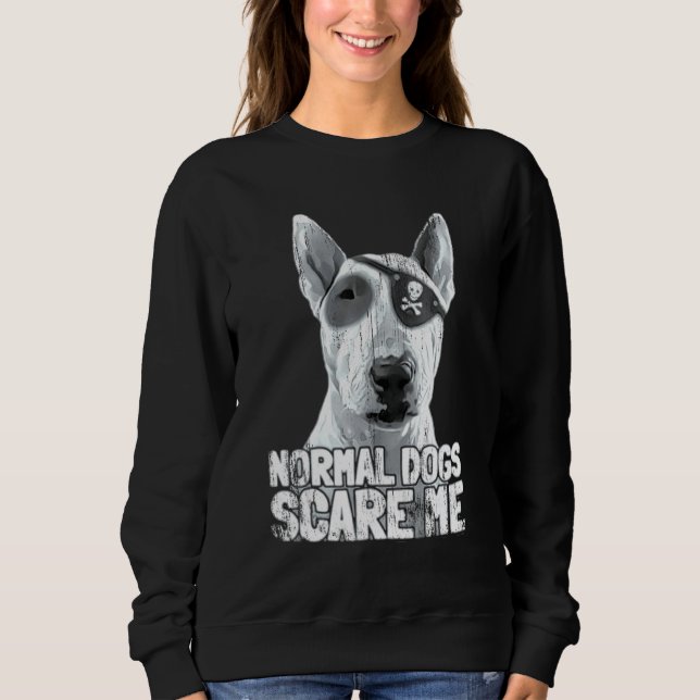 Bull Terrier Pirate Sweatshirt (Front)