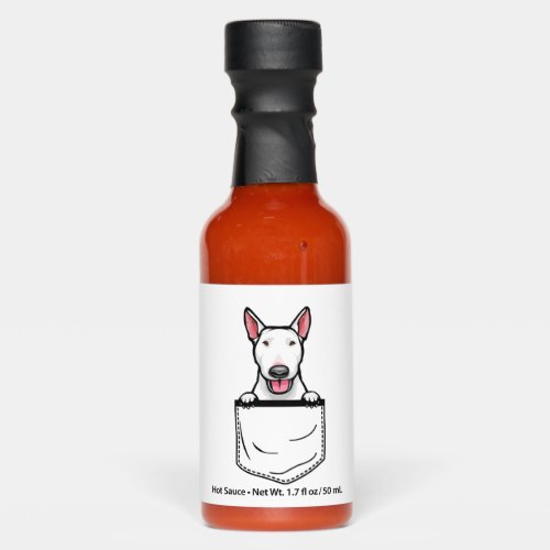 Bull Terrier Pocket Dog T Shirt Hot Sauces