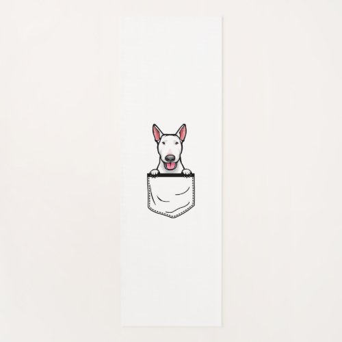Bull Terrier Pocket Dog T Shirt Yoga Mat