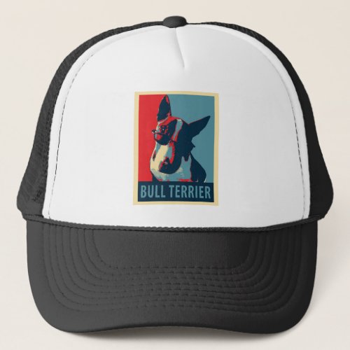 Bull Terrier Political Parody Trucker Hat