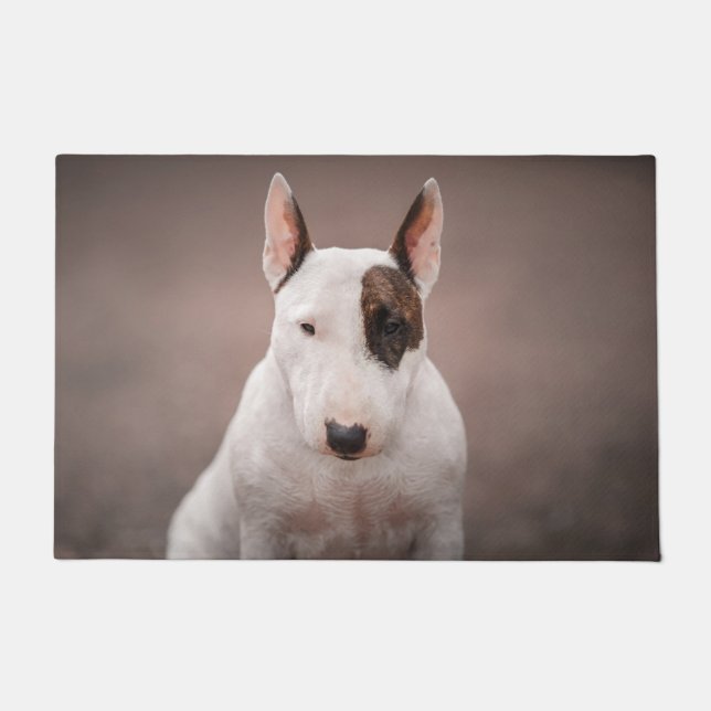 Bull Terrier Portrait Doormat (Front)