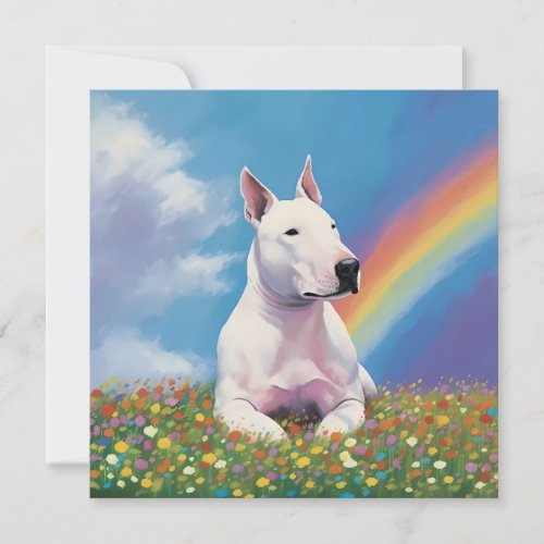 Bull Terrier Rainbow Bridge Bully Custom Dog Name