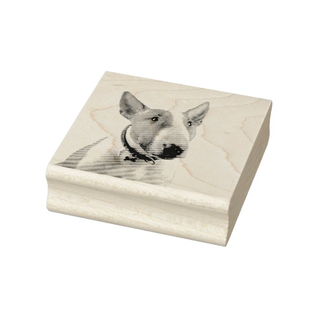 Bull Terrier Rubber Stamp (Stamp)