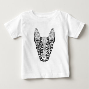 Bull Terrier Sketch Baby T-Shirt