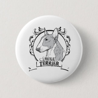 Bull Terrier T-shirt Pinback Button