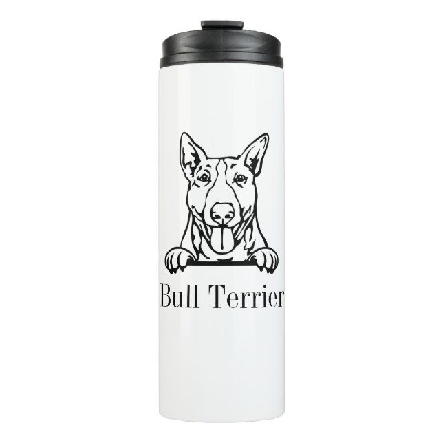 Bull Terrier Thermal Tumbler (Front)