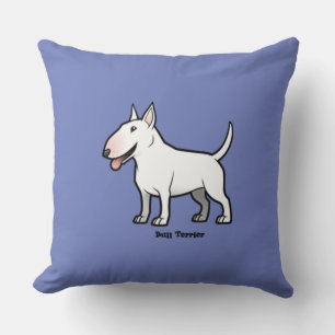 Bull Terrier Throw Pillow