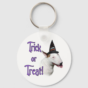 Bull Terrier Trick Keychain