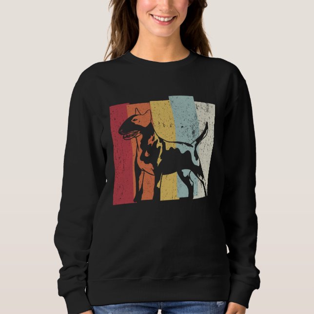 Bull terrier walk sweatshirt (Front)