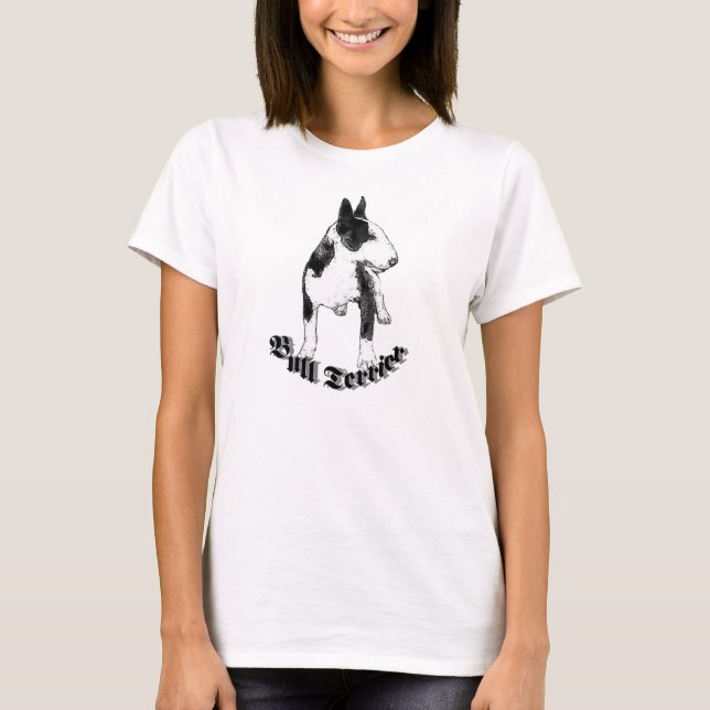 Bull terrier womens shirt (Front)