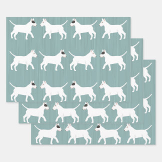 Bull Terrier Wrapping Paper Sheets