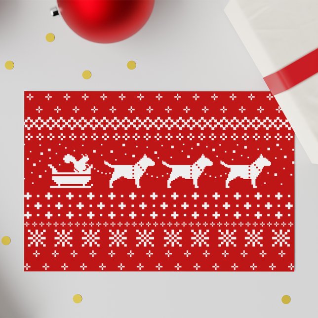 Bull Terriers Christmas Dogs Sleigh Ride Holiday (Creator Uploaded)